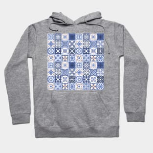 Azulejo style Pattern Hoodie